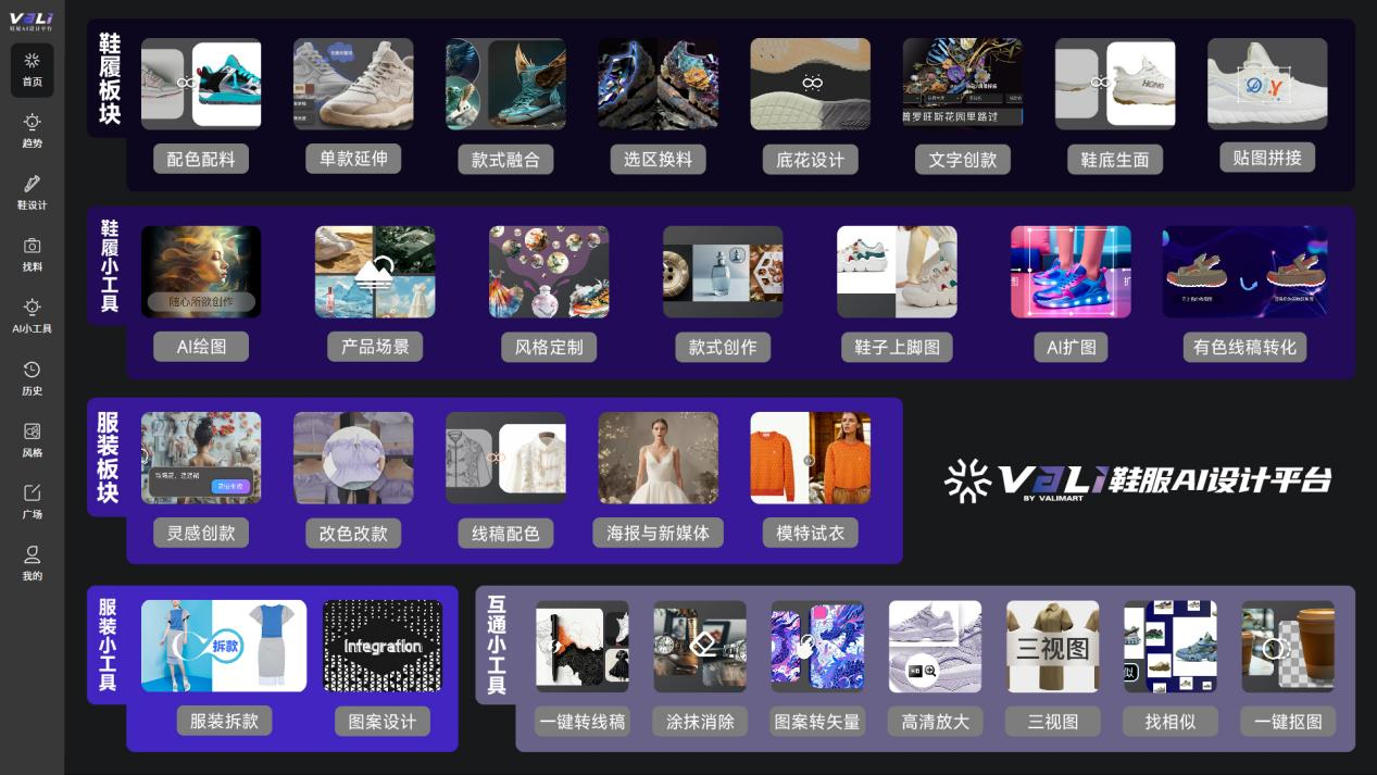 惠利玛VALI为鞋服产业打造专属AI设计引擎